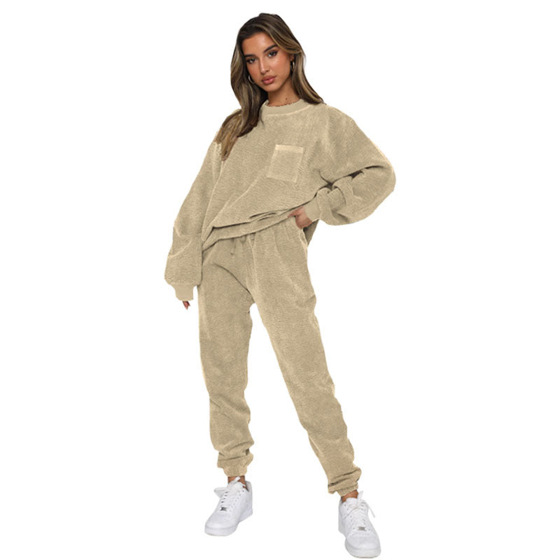 Classic Long Sleeve Two-Piece Fashion Set